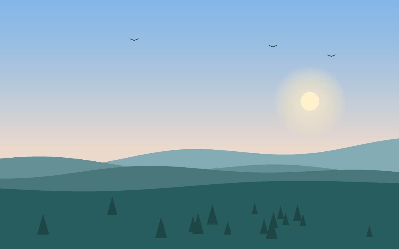 Landschaftsillustration