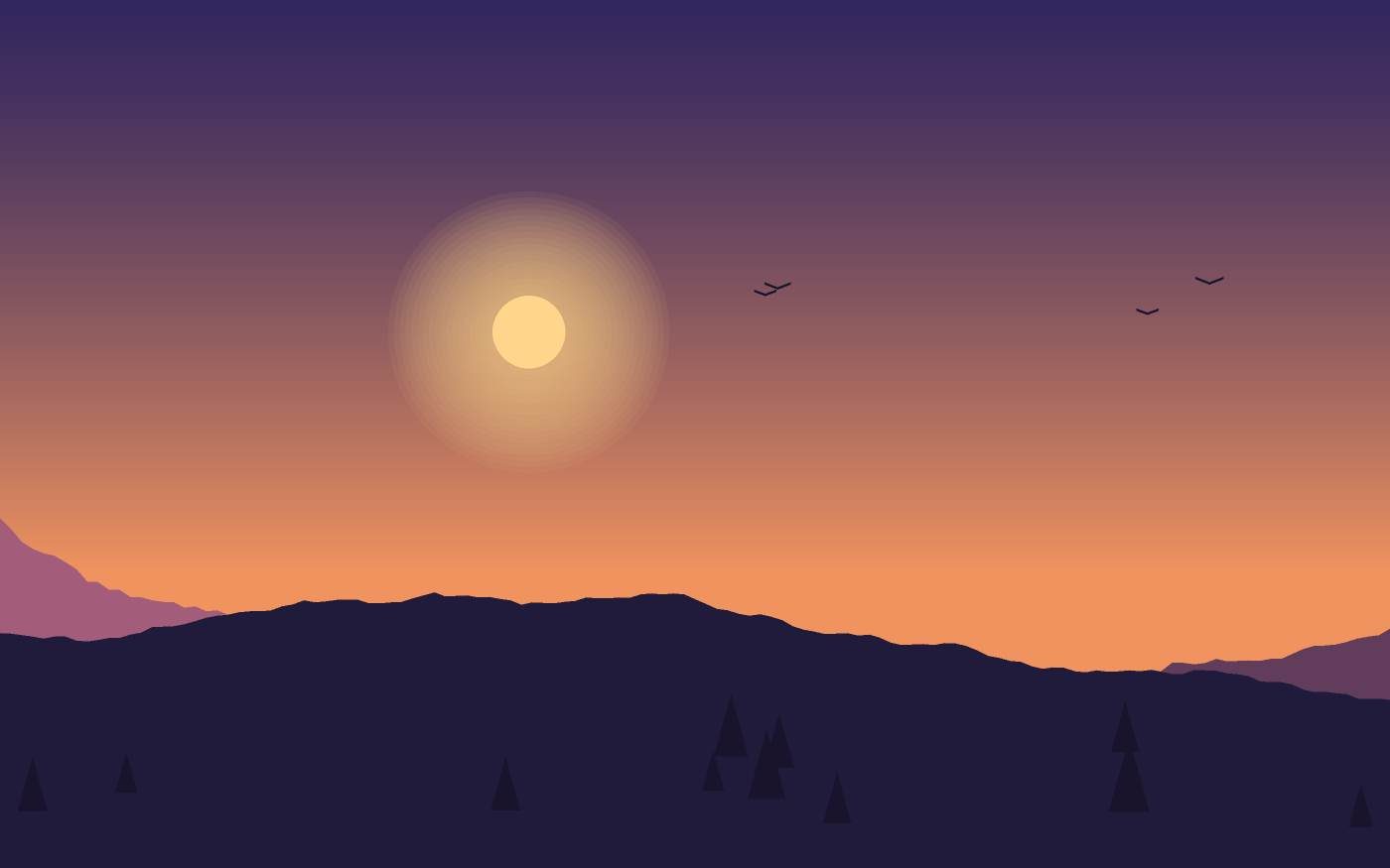 Landschaftsillustration
