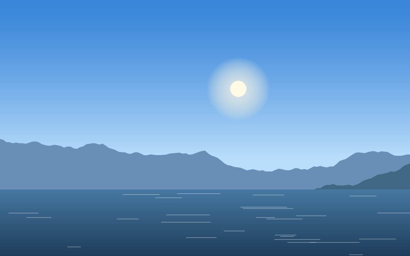 Landschaftsillustration