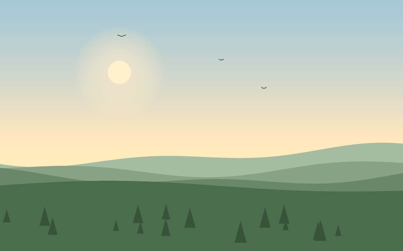Landschapsillustratie
