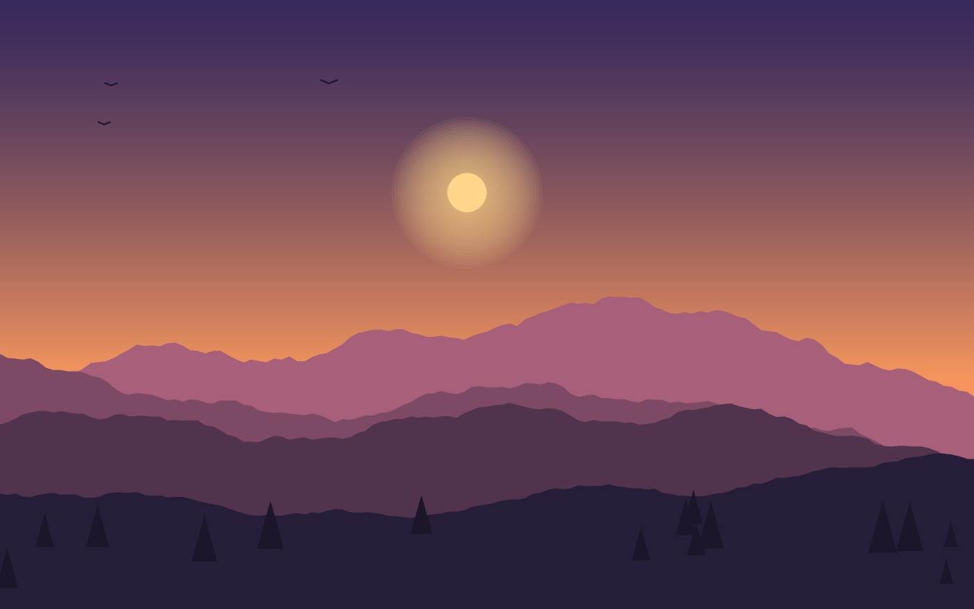 Landschapsillustratie