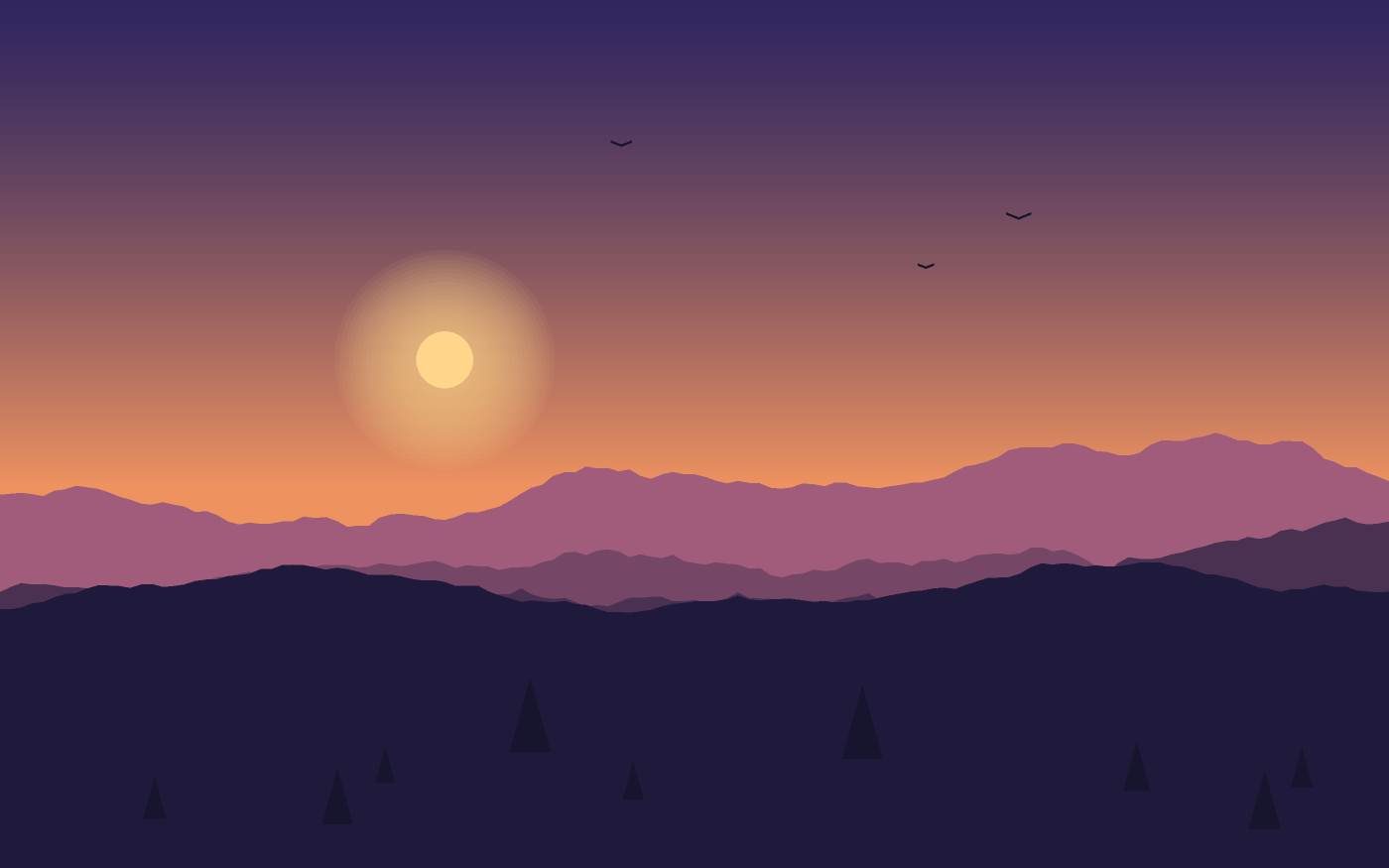 Landschaftsillustration