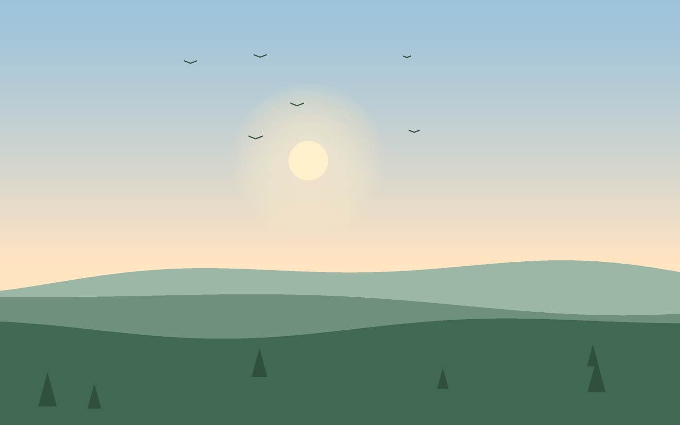 Landschaftsillustration