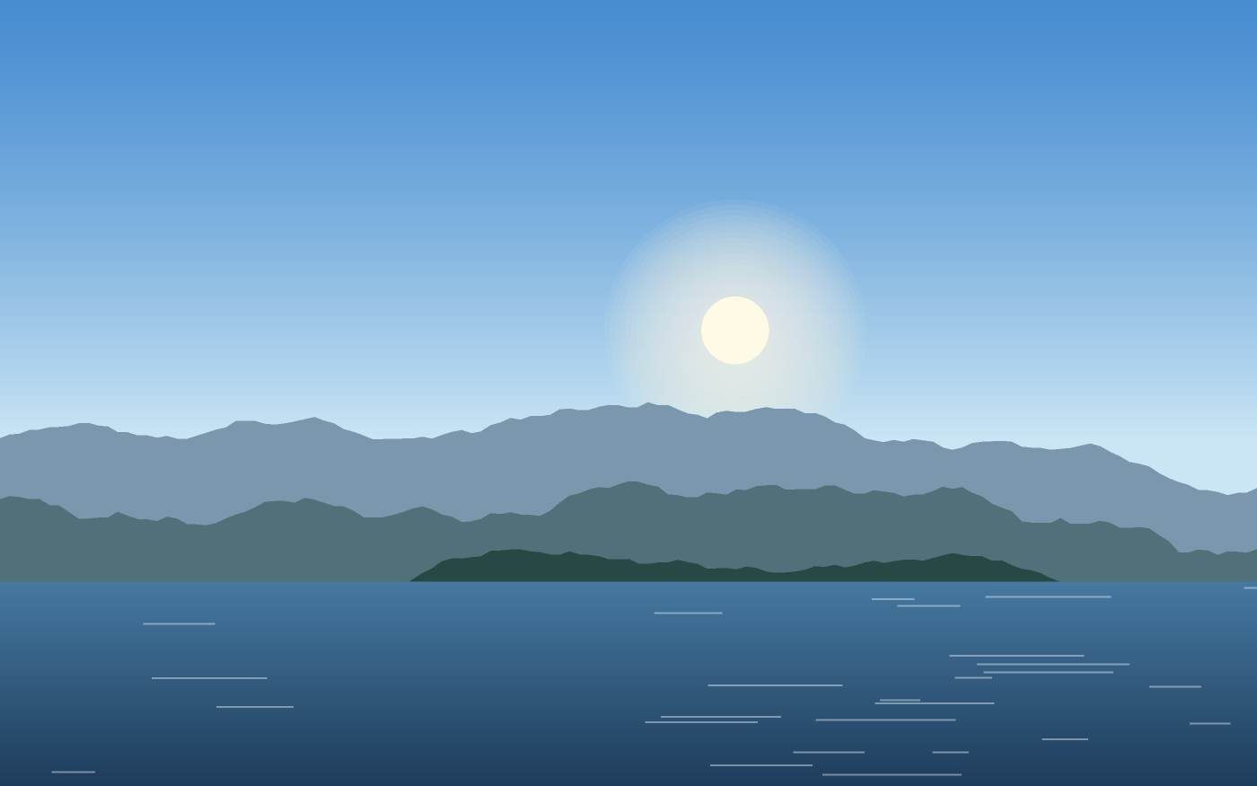 Landschapsillustratie