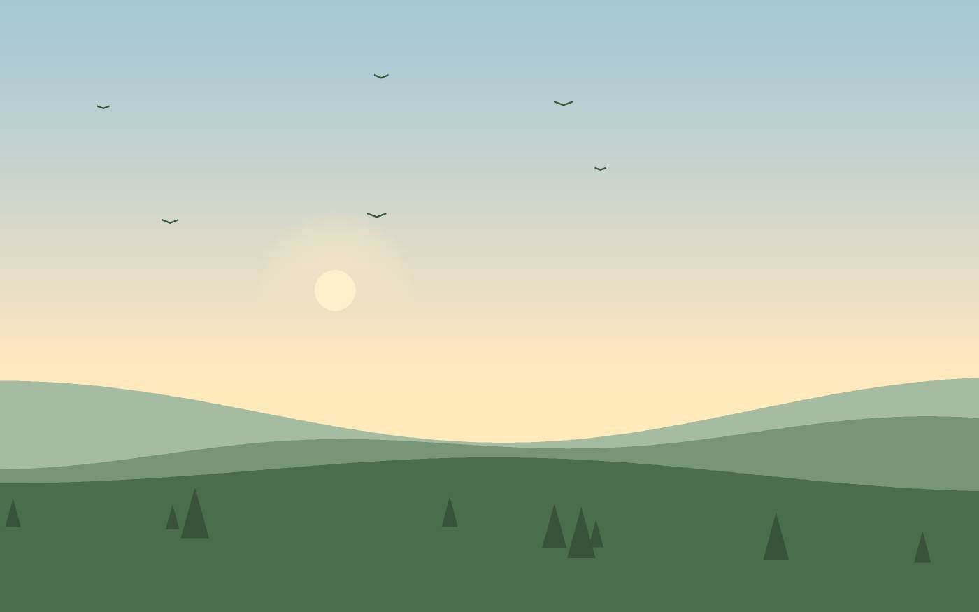 Landschapsillustratie