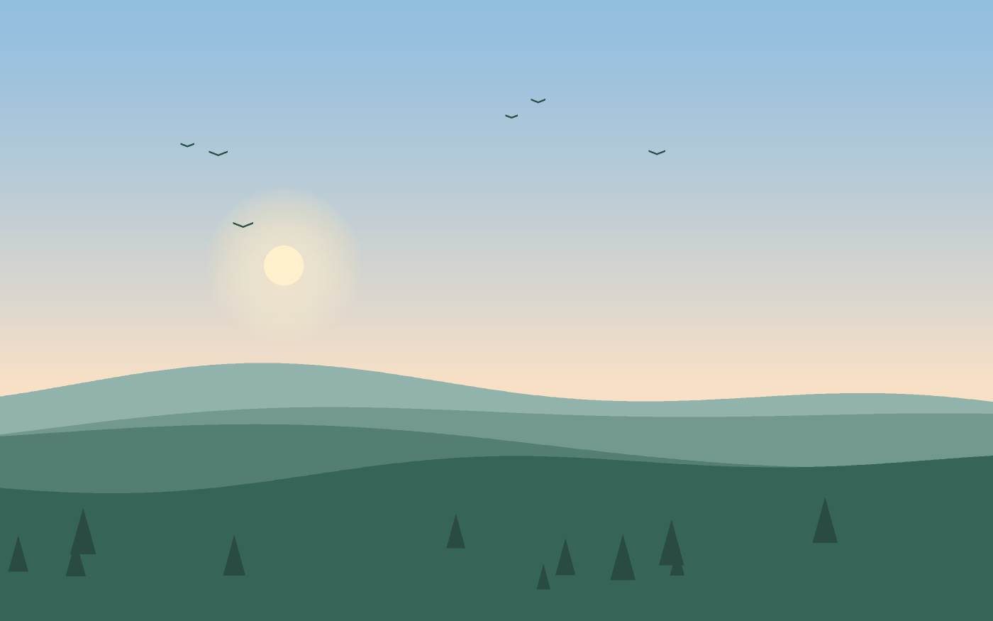 Ilustracja krajobrazu