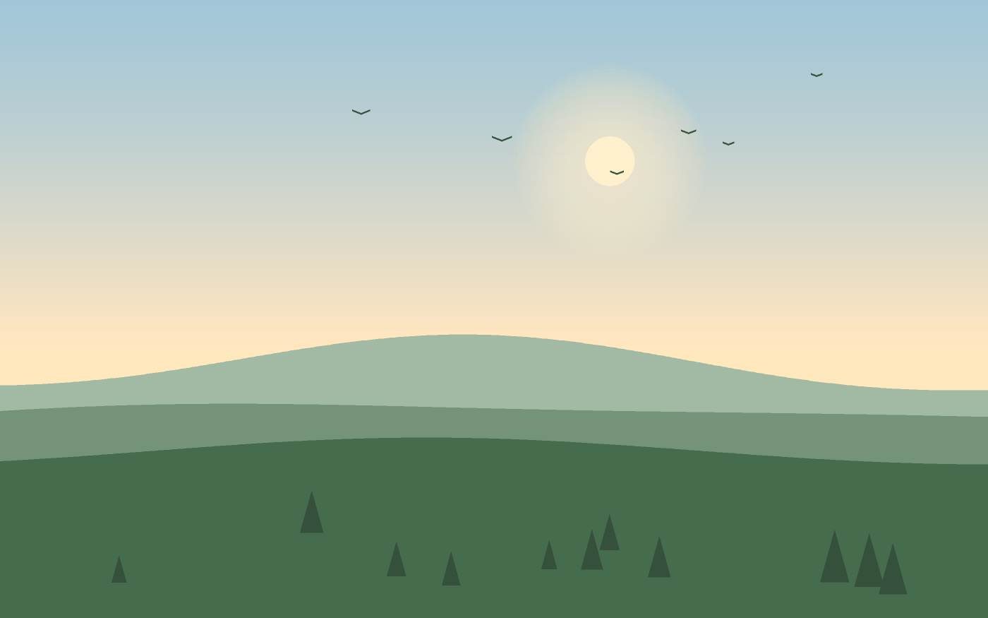 Ilustracja krajobrazu